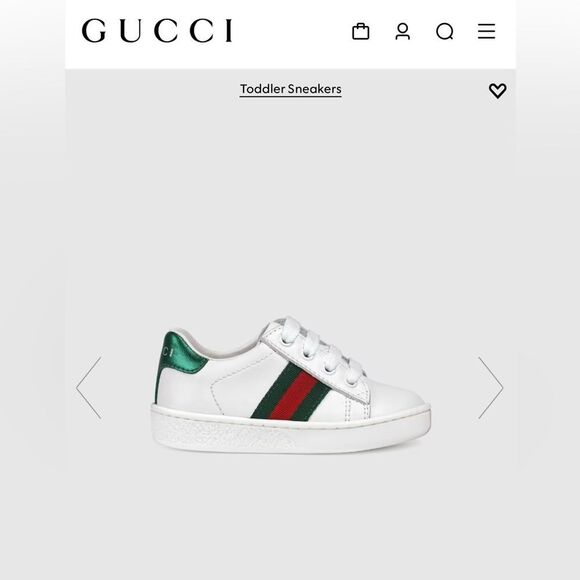 Toddler Gucci Sneakers size 5T